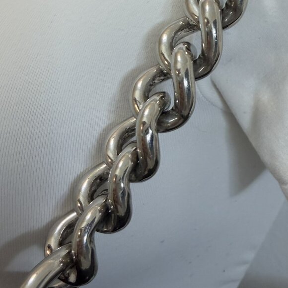 Vintage Y2K black Prada Saffiano Tessuto Nylon-Leather Bag w/chain - Picture 9 of 17